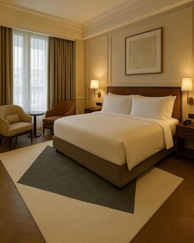 Home modern minimalist hand tufted viscose rug with central diamond motif in grey and ivory perfect bedroom, living room & custom area rug